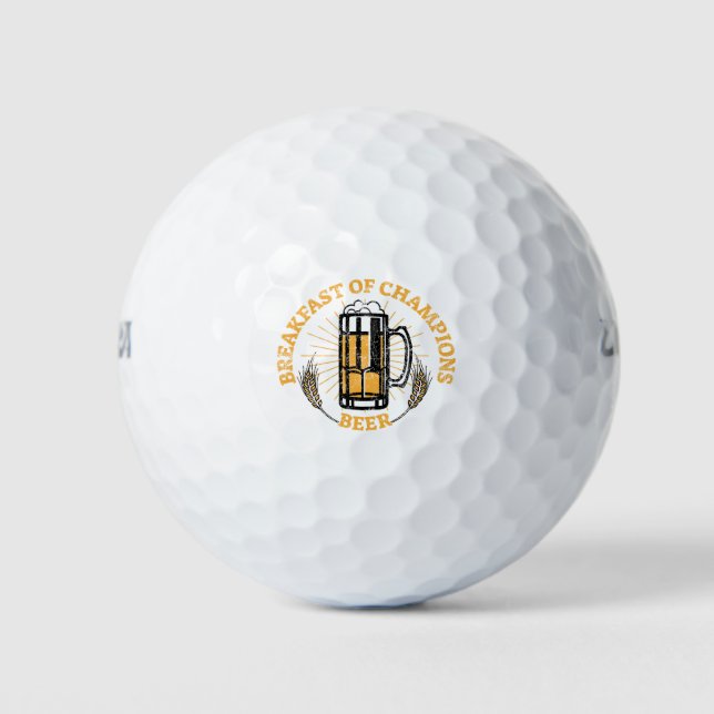 Bierfrühstück der Champions Golfball (Vorderseite)