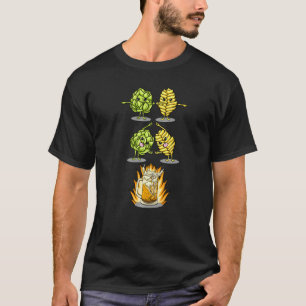 Bierfusion Gerstenmalz und Hopfen Biertrinken T-Shirt