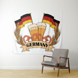 Biergarten Wandteppich