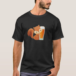 Biergeschenk mit Eichhörnchen T-Shirt