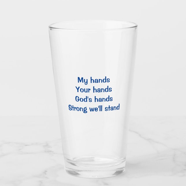 Bierglas Glas (Vorderseite)