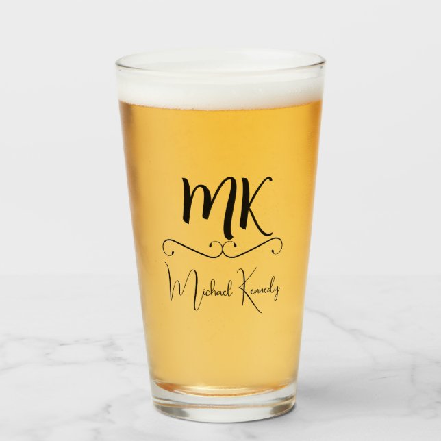 Bierglas Glas (Vorne (Gefüllt))