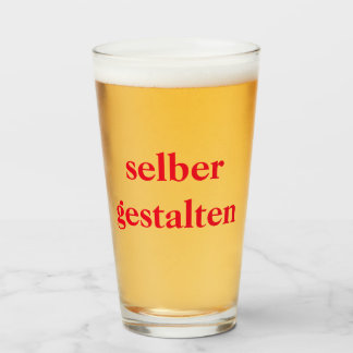Bierglas selber gestalten  glas