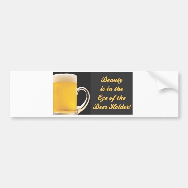 Bierhalter Autoaufkleber (Vorne)