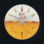 Bierhintergrund-Wanduhr Runde Wanduhr<br><div class="desc">Es ist eine Uhr,  es ist ein Bier,  es ist ein Bier-Uhr!!! Fantastische Wanduhr mit Bier sprudelt,  Bierflaschen und halbes Liter Biere,  zum Sie zu erinnern es ist Zeit,  ein Bier zu ergreifen:))</div>