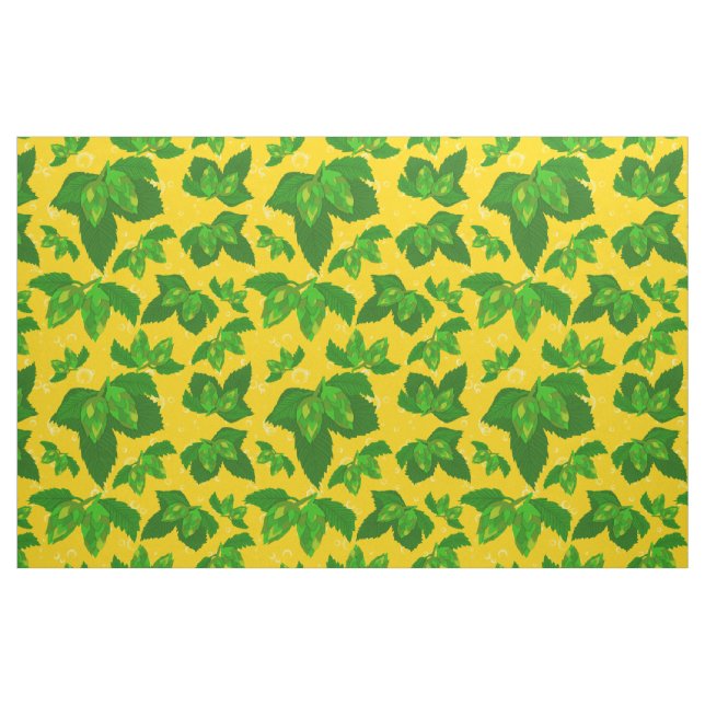 Bierhops Brauerei Muster mit Blasen Stoff (Fat Quarter (45,7 x 55,9 cm))
