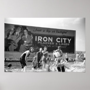 Bierkarton, 1938 poster