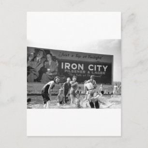 Bierkarton, 1938 postkarte