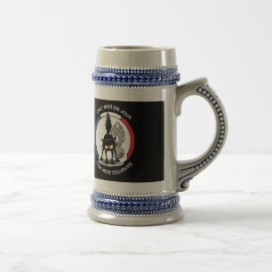 BierKrug am Bild der schwarzen Katzen Bierglas