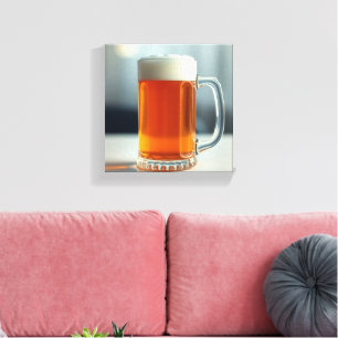 Bierkrug Leinwanddruck