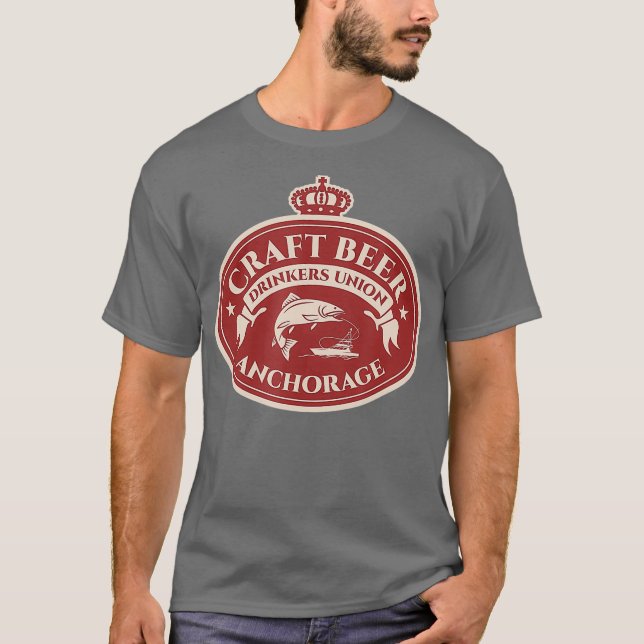 Bierliebhaber Ankerplatz Alaska T-Shirt (Vorderseite)