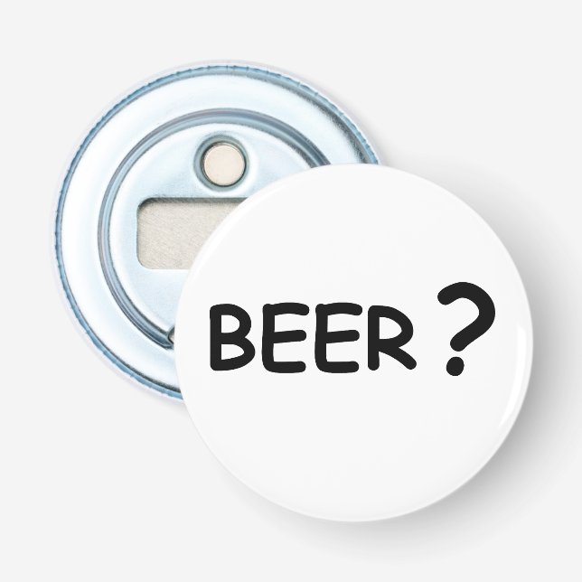 Bierliebhaber Design Flaschenöffner (Vorderseite)