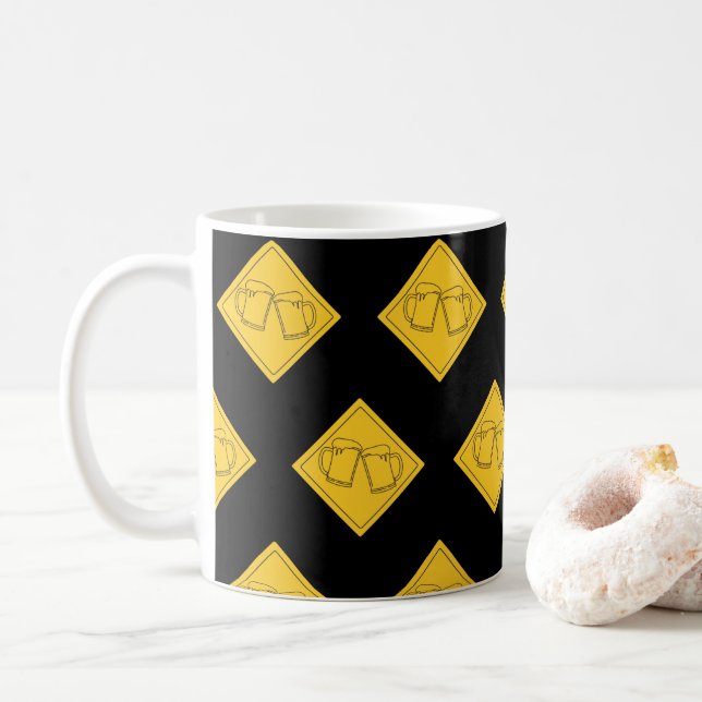 Bierliebhaber Sign Kaffeetasse (Mit Donut)