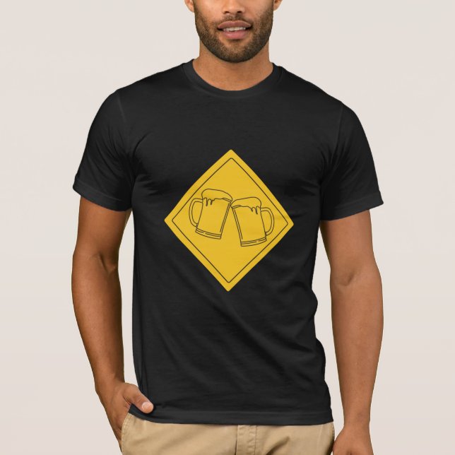 Bierliebhaber Sign T-Shirt (Vorderseite)