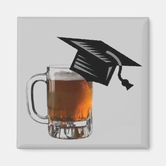 Biermagnet der Graduationskappe Magnet (Vorne)