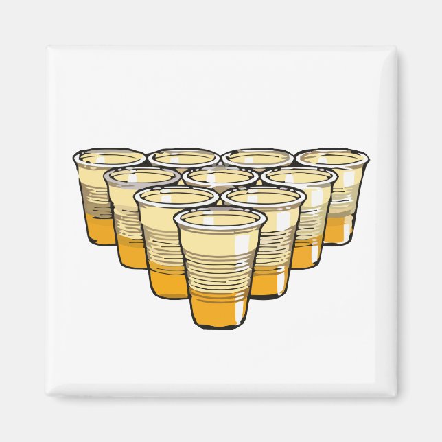 Bierpong Magnet (Vorne)