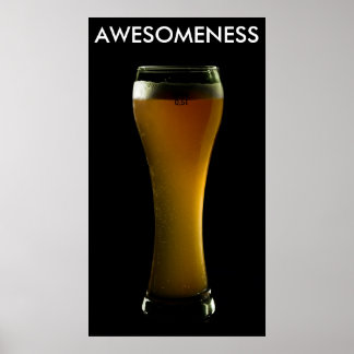 Bierposter AWESOMENESS Poster