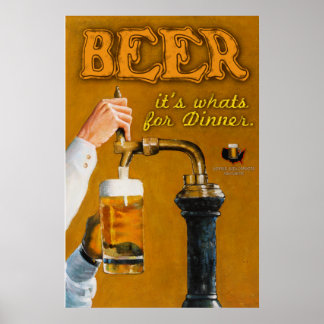 Bier's What's for Dinner Poster