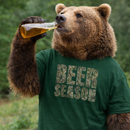 Biersaison: Camouflage auf, Flaschen hoch T-Shirt