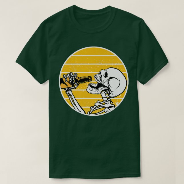 Bierschädel Premium T - Shirt (Design vorne)