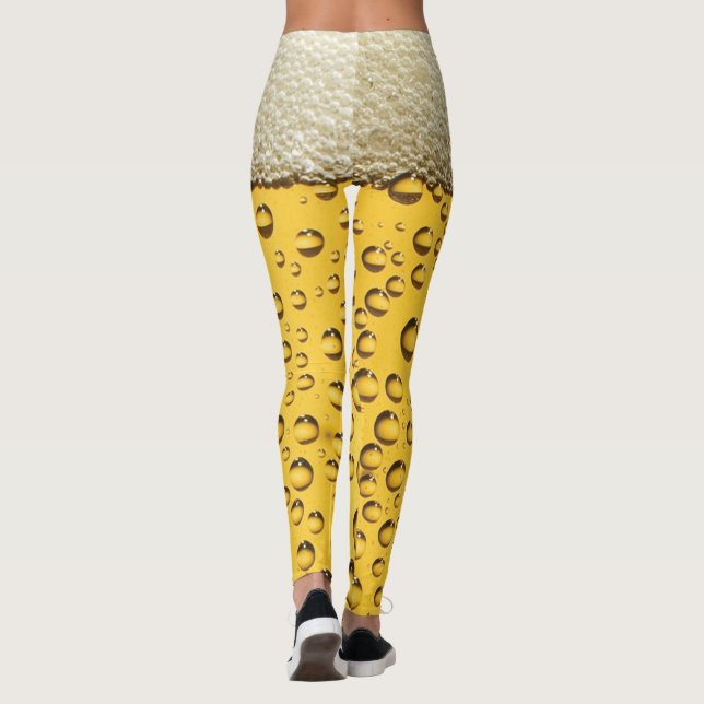 Bierschaum und Blasen - Bier Lover Leggings (Rückseite)
