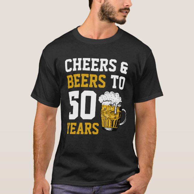 Biersorten bis 50 Jahre 50. T-Shirt (Vorderseite)