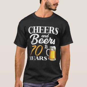 Biersorten bis 70 Jahre 70. Geburtstag T-Shirt