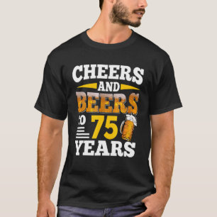 Biersorten bis 75 Jahre 75. Geburtstagsbiere T-Shirt