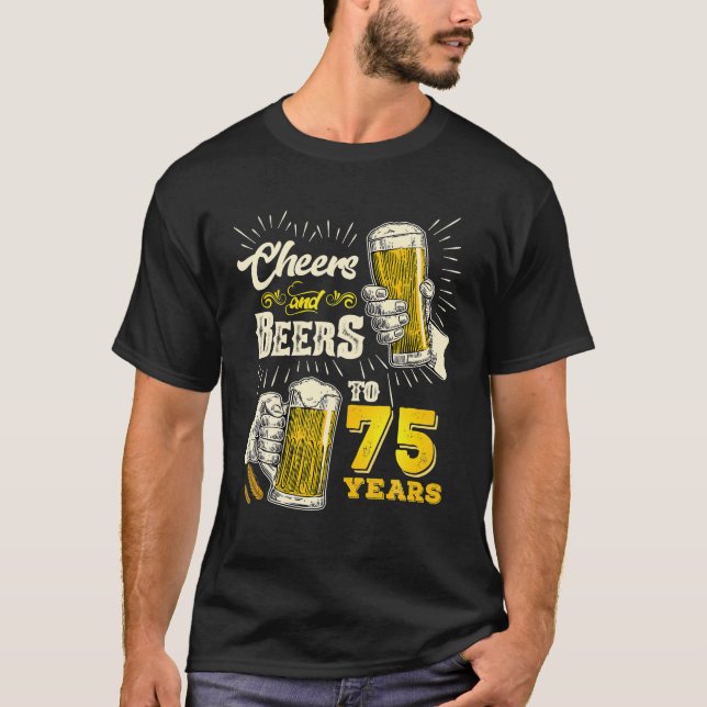 Biersorten bis 75 Jahre alt 75. T-Shirt (Vorderseite)