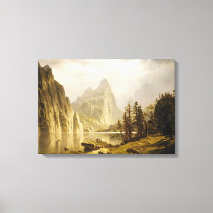 Bierstadt Albert Merced Fluss Yosemite Valley Leinwanddruck