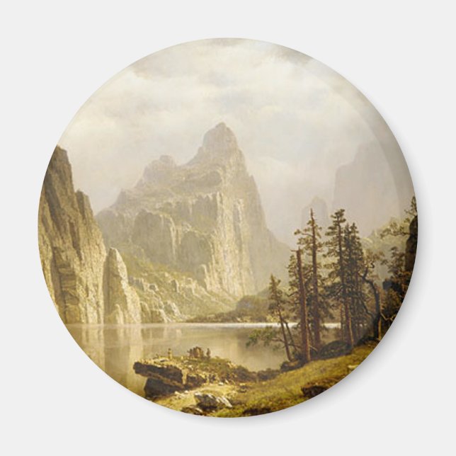 Bierstadt Albert Merced Fluss Yosemite Valley Magnet (Vorne)