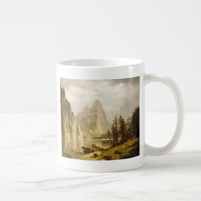Bierstadt Albert Merced Fluss Yosemite Valley Tasse (Rechts)