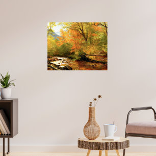 Bierstadt - Brook in Woods, Poster