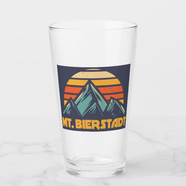 Bierstadt Colorado Retro Turquoise Glas (Vorderseite)