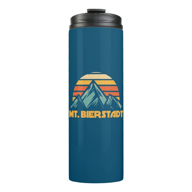 Bierstadt Colorado Retro Turquoise Thermosbecher (Vorderseite)
