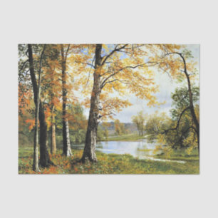 Bierstadt - Ein ruhiger See Seidenpapier