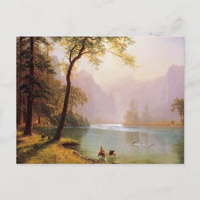 Bierstadt - Kern's River Valley, Kalifornien, Postkarte (Vorderseite)