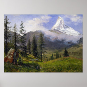 Bierstadt - Matterhorn Poster