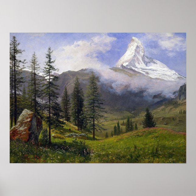 Bierstadt - Matterhorn Poster (Vorne)