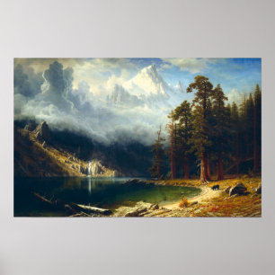 Bierstadt Mount Corcoran Poster