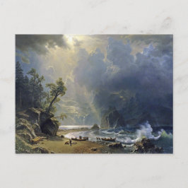 Bierstadt Puget Sound Pacific Coast Painting Postkarte