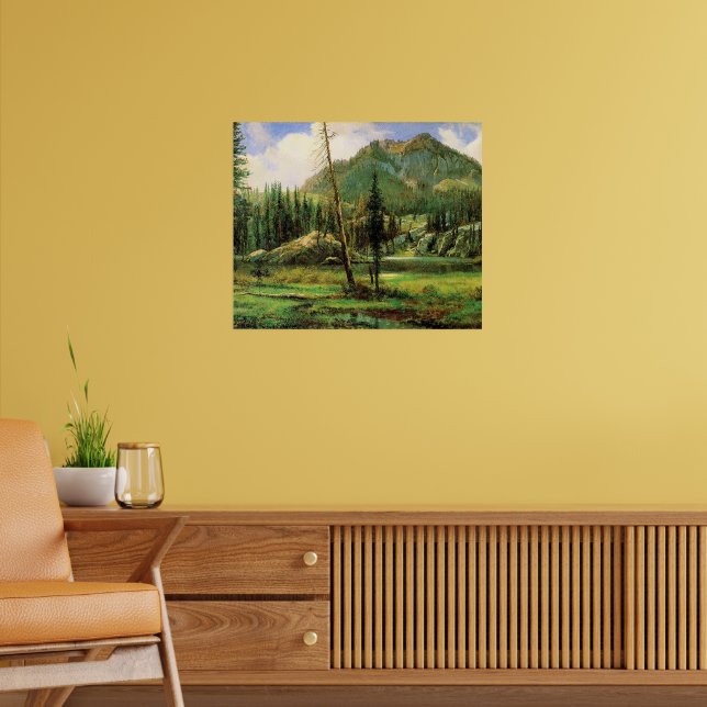 Bierstadt - Sierra Nevada Mountains, Poster (Wohnzimmer 2)