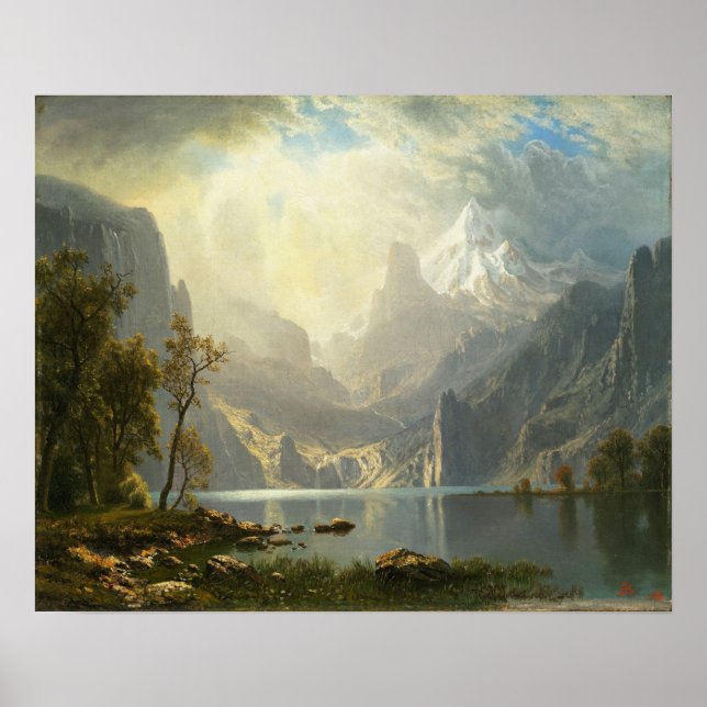 Bierstadt - Tahoe-See 1868 Poster (Vorne)