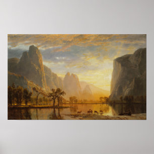 Bierstadt - Tal der Yosemite Poster