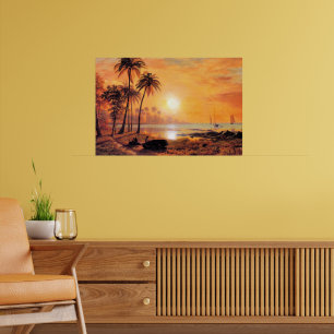 Bierstadt - Tropische Landschaft Poster