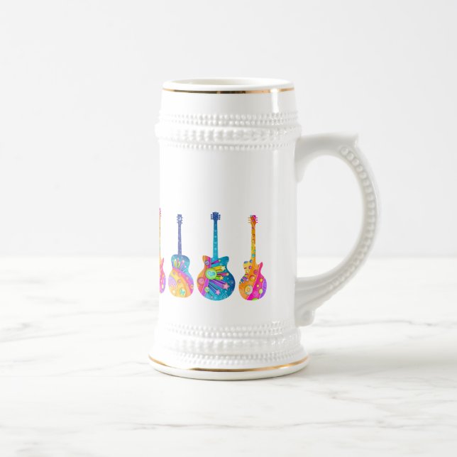 BIERSTEINS - GITARREN BIERGLAS (Rechts)