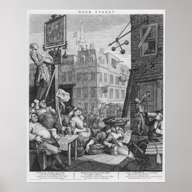Bierstraße, 1751 poster (Vorne)