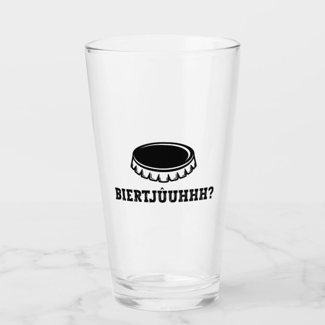 Biertjuh Glas (Vorderseite)