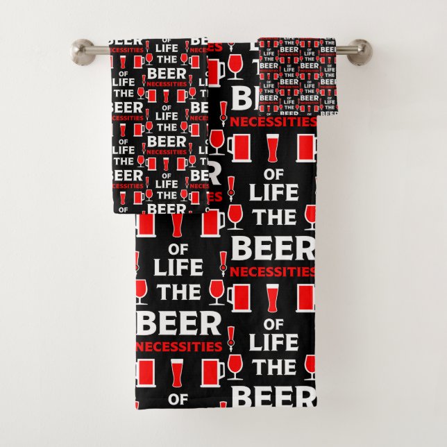 Biertrinker Badhandtuch Set (Insitu)