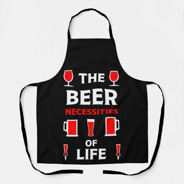 Biertrinker Schürze (Vorderseite)